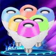 E27 LED Music Bulb Smart Colorful Remote Control Wake Up Light, Color temperature: APP Multi-link Music Light