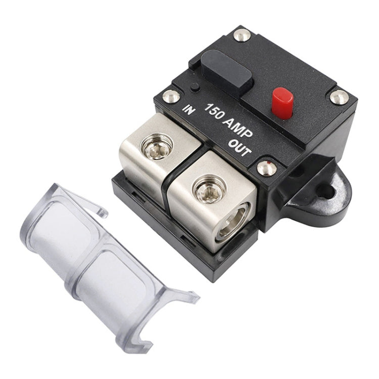 150A Auto Circuit Breaker Car Audio Fuse Holder Power Insurance Automatic Switch(Black) - Fuse by PMC TechLife | Online Shopping South Africa | PMC TechLife | Buy Now Pay Later Mobicred