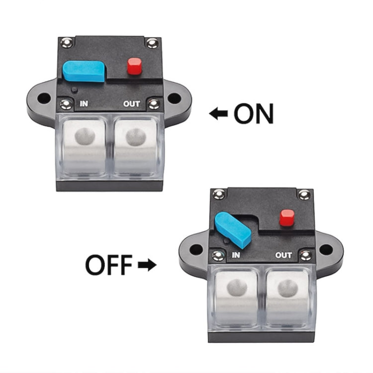 200A Auto Circuit Breaker Car Audio Fuse Holder Power Insurance Automatic Switch(Blue) - free shipping - PMC TechLife - Order now!