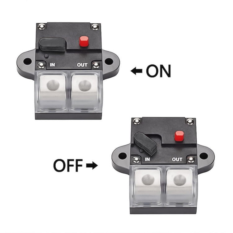250A Auto Circuit Breaker Car Audio Fuse Holder Power Insurance Automatic Switch(Black) - Fuse by PMC TechLife | Online Shopping South Africa | PMC TechLife | Buy Now Pay Later Mobicred