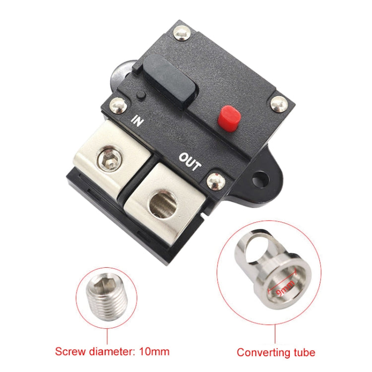 250A Auto Circuit Breaker Car Audio Fuse Holder Power Insurance Automatic Switch(Black) - Fuse by PMC TechLife | Online Shopping South Africa | PMC TechLife | Buy Now Pay Later Mobicred
