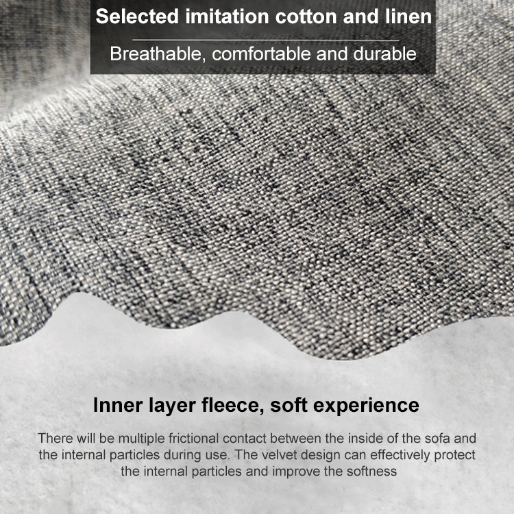 Lazy Sofa Bean Bag Chair Fabric Cover, Size: 70x80cm(Dark Gray) - Sofa Covers & Chair Covers by PMC TechLife | Online Shopping South Africa | PMC TechLife