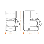 HOMEZEST Household Small Coffee Machine Fully Automatic Portable Drip Coffee Machine(EU Plug)