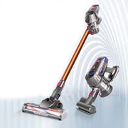ZEK 150W 10kpa Wireless Vacuum Cleaner Household Powerful Handheld Vertical Rechargeable Vacuum Cleaner With Mite Removal Brush, Plug Type:EU Plug