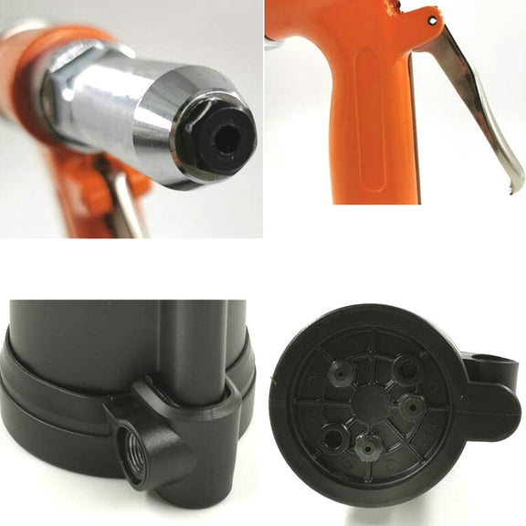 Pneumatic Rivet Tool Vertical Rivet Tool Decoration Nail Tool Pneumatic Tool, Color Random Delivery