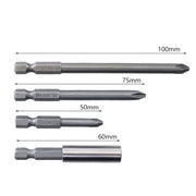 12 PCS / Set Screwdriver Bit With Magnetic S2 Alloy Steel Electric Screwdriver, Specification:8