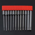 12 PCS / Set Screwdriver Bit With Magnetic S2 Alloy Steel Electric Screwdriver, Specification:9 - Drill & Drill Bits by PMC TechLife | Online Shopping South Africa | PMC TechLife | Buy Now Pay Later Mobicred