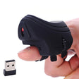 GM306 2.4GHz Wireless Finger Lazy Mice with USB Receiver(Black) - Wireless Mice by PMC TechLife | Online Shopping South Africa | PMC TechLife | Buy Now Pay Later Mobicred