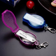 2PCS Stainless Steel Folding Fork Spoon Integrated Dual-use Picnic Portable Tableware, Random Color Delivery(Spoon)