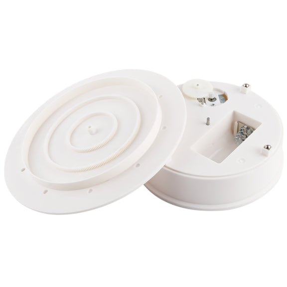 20cm 360 Degree Electric Rotating Turntable Display Stand Photography Video Shooting Props Turntable, Load 1.5kg, Powered by Battery(White)