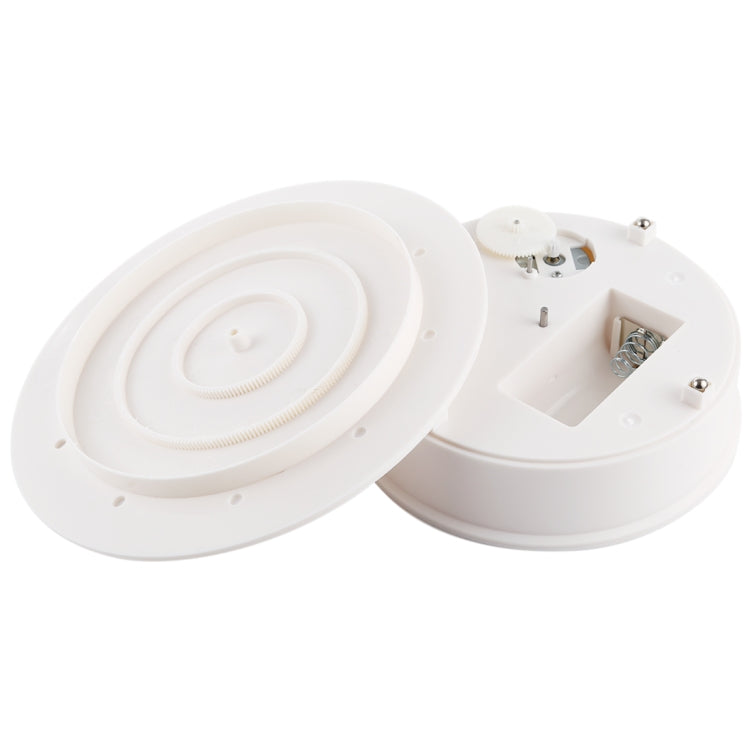 20cm 360 Degree Electric Rotating Turntable Display Stand Photography Video Shooting Props Turntable, Load 1.5kg, Powered by Battery(White)
