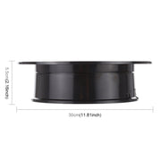 30cm 360 Degree Electric Rotating Turntable Display Stand Video Shooting Props Turntable for Photography, Load 4kg (Black)