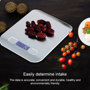 BOH-2012 Digital Multi-function Stainless Steel Food Kitchen Scale with LCD Display, Specification: 5kg/1g (Rose Gold)