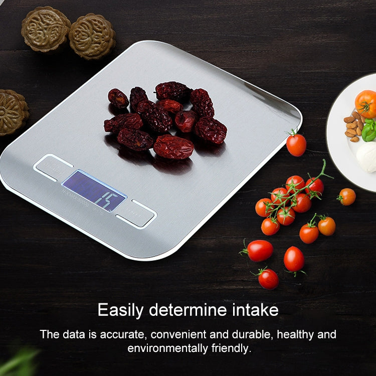 BOH-2012 Digital Multi-function Stainless Steel Food Kitchen Scale with LCD Display, Specification: 5kg/1g (Rose Gold)