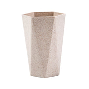 Creative Geometric Rhombus Toothbrushing Cup Home Couple Mouthwash Cup, Capacity:201-300ml(Beige)