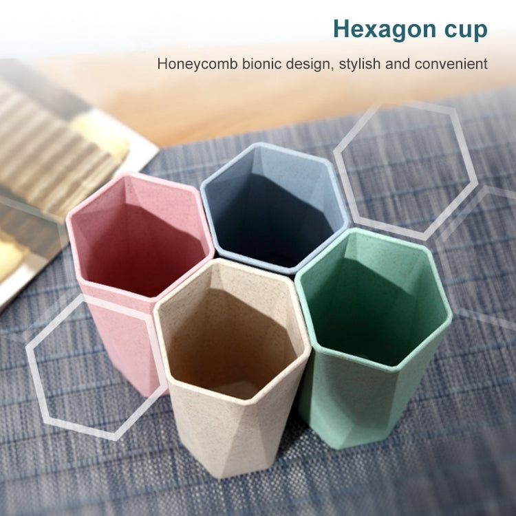 Creative Geometric Rhombus Toothbrushing Cup Home Couple Mouthwash Cup, Capacity:201-300ml(Beige) - Cups by PMC TechLife | Online Shopping South Africa | PMC TechLife
