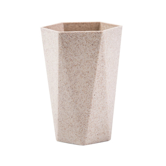 Creative Geometric Rhombus Toothbrushing Cup Home Couple Mouthwash Cup, Capacity:201-300ml(Beige)