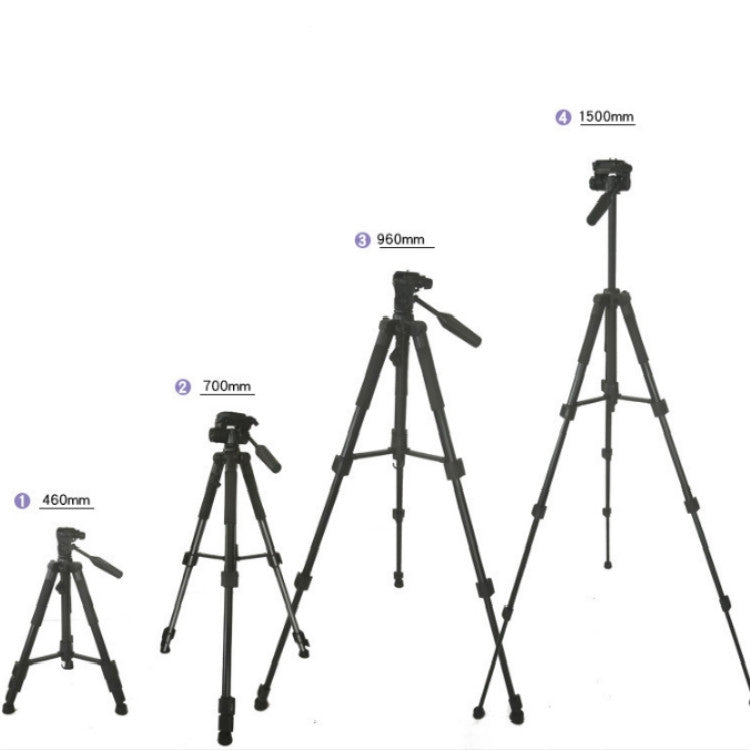 ET-668 Mobile Phone Camera Photography Tripod Live Support(Black) - Tripods by PMC TechLife | Online Shopping South Africa | PMC TechLife | Buy Now Pay Later Mobicred