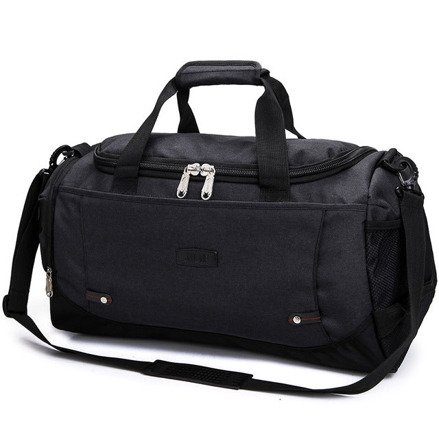Mens / Ladies Large Capacity Travel Bags Portable Multifunctional Handbag(Black) - Handbags by PMC TechLife | Online Shopping South Africa | PMC TechLife | Buy Now Pay Later Mobicred