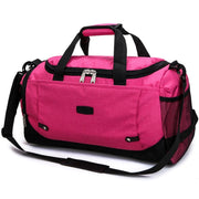 Mens / Ladies Large Capacity Travel Bags Portable Multifunctional Handbag(Red)