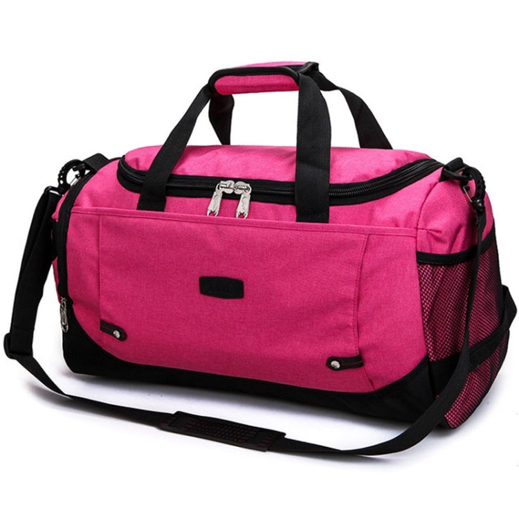 Mens / Ladies Large Capacity Travel Bags Portable Multifunctional Handbag(Red)
