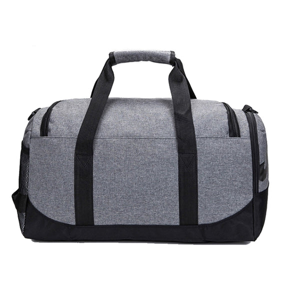Mens / Ladies Large Capacity Travel Bags Portable Multifunctional Handbag(Denim Blue)