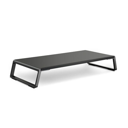 Monitor Stand Riser with Metal Feet for iMac MacBook LCD Display Printer, Lapdesk Tabletop Organizer Sturdy Platform Save Space(Black) - Laptop Stand by PMC Jewellery | Online Shopping South Africa | PMC Jewellery | Buy Now Pay Later Mobicred
