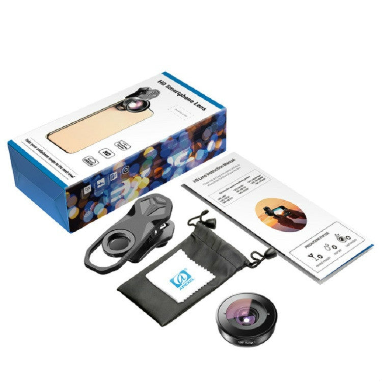 APEXEL APL-HB170 170 Degrees Ultra Wide Angle Professional HD External Mobile Phone Universal Lens - free shipping - PMC Jewellery - Order now!