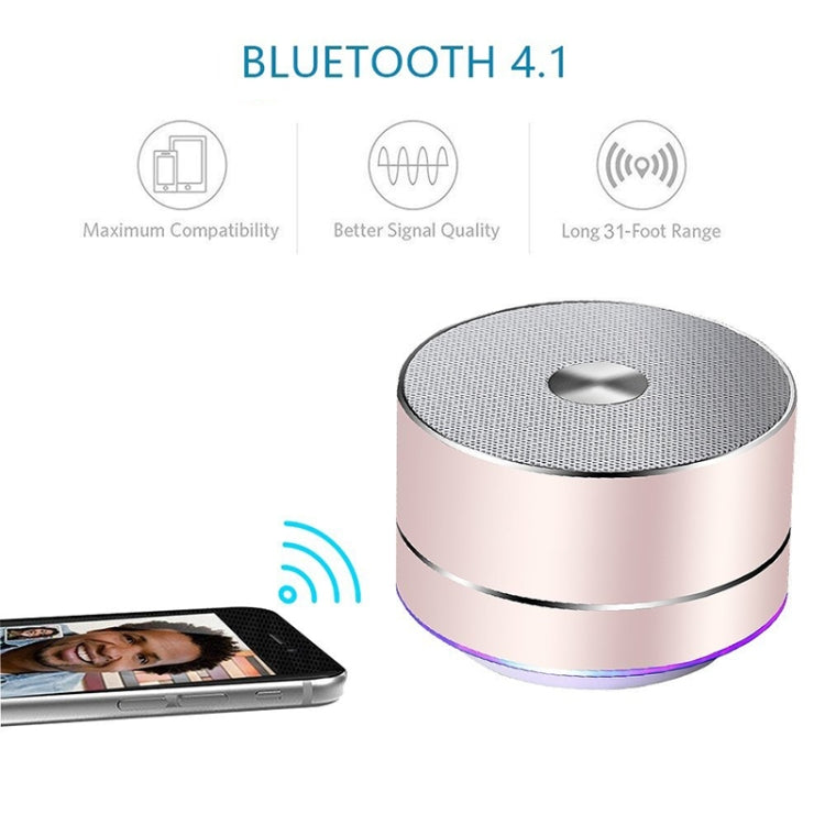 Portable Wireless Bluetooth Speaker Stereo LED Speakers with Built-in Mic MP3 MINI Subwoof Smart Column Loudspeaker(Grey) - Desktop Speaker by PMC TechLife | Online Shopping South Africa | PMC TechLife