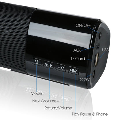 TOPROAD High Power 10W HIFI Portable Wireless Bluetooth Speaker Stereo Soundbar TF FM USB Subwoofer Column for Computer TV Phone(Red) - free shipping - PMC Jewellery - Order now!