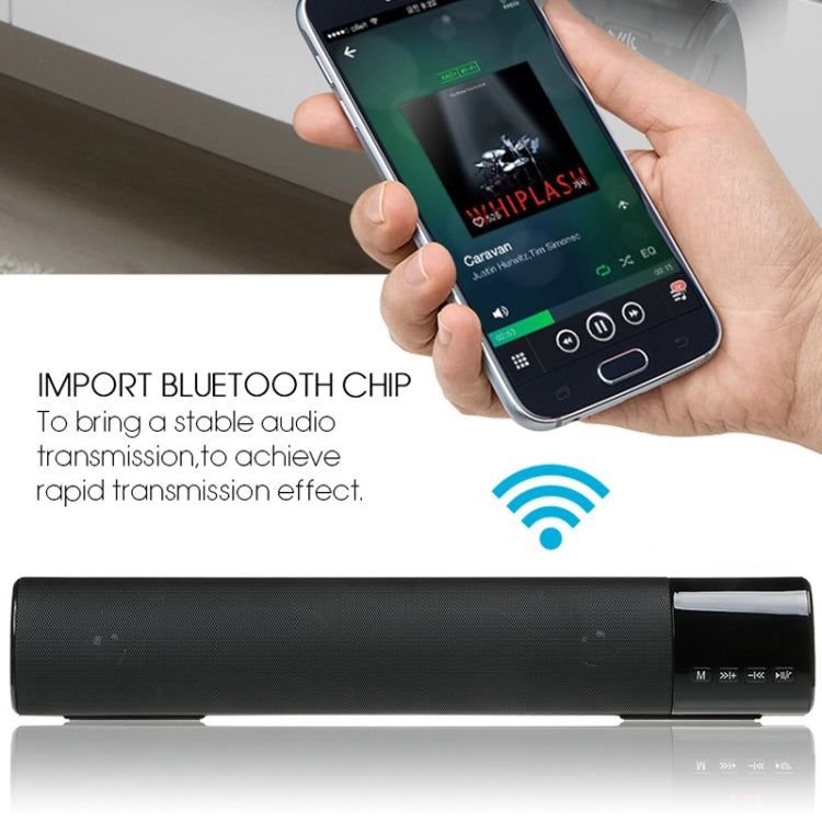 TOPROAD High Power 10W HIFI Portable Wireless Bluetooth Speaker Stereo Soundbar TF FM USB Subwoofer Column for Computer TV Phone(Red) - free shipping - PMC Jewellery - Order now!