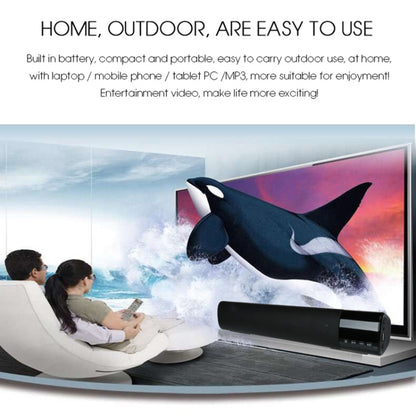 TOPROAD High Power 10W HIFI Portable Wireless Bluetooth Speaker Stereo Soundbar TF FM USB Subwoofer Column for Computer TV Phone(Blue) - free shipping - PMC Jewellery - Order now!