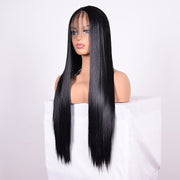 Straight Lace Front Human Hair Wigs, Stretched Length:14 inches, Style:1