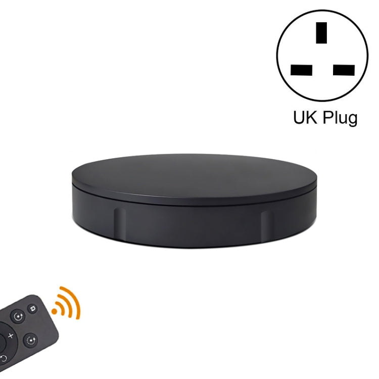 30cm Remote Control Speed Electric Turntable Sample Display Stand, Specification:UK Plug(Black) -  by PMC TechLife | Online Shopping South Africa | PMC TechLife | Buy Now Pay Later Mobicred