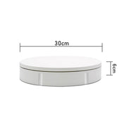 30cm Remote Control Speed Electric Turntable Sample Display Stand, Specification:UK Plug(Black)