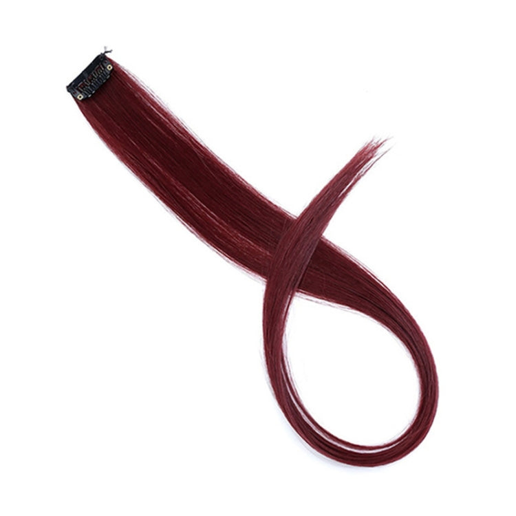 10 PCS Chemical Fiber Wig One-Step Gradient Color Single Card Wig, Stretched Length:24inches(25#) - free shipping - PMC TechLife - Order now!