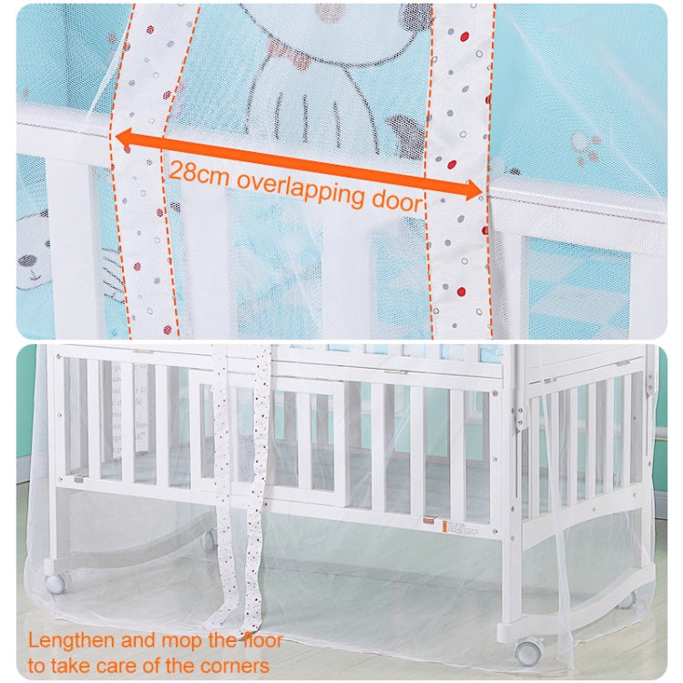 Crib Dome Lightweight Mosquito Net, Size:4.2x1.6 Meters, Style:Flower Side Mosquito Net - Mosquito Nets by PMC TechLife | Online Shopping South Africa | PMC TechLife