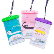 10 PCS Large Outdoor Photo Transparent Water-resistant Cartoon Mobile Phone Bag, Style:Big Elephant