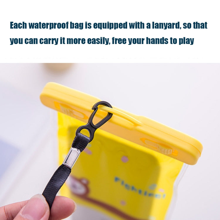 10 PCS Large Outdoor Photo Transparent Waterproof Cartoon Mobile Phone Bag, Style:Fawn - Waterproof Bag by PMc TechLife | Online Shopping South Africa | PMc TechLife | Buy Now Pay Later Mobicred