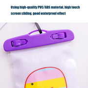 10 PCS Large Outdoor Photo Transparent Water-resistant Cartoon Mobile Phone Bag, Style:Little Pink Cat