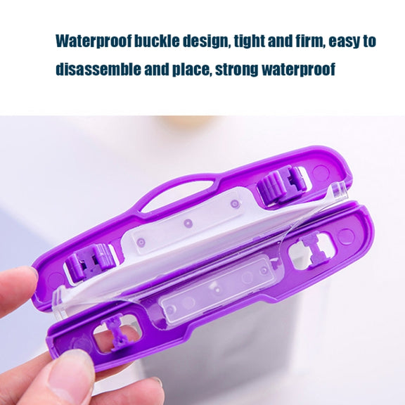 10 PCS Large Outdoor Photo Transparent Water-resistant Cartoon Mobile Phone Bag, Style:Little Pink Cat