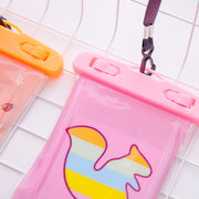 10 PCS Large Outdoor Photo Transparent Water-resistant Cartoon Mobile Phone Bag, Style:Crocodile