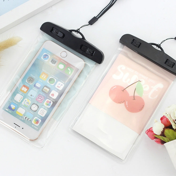 10 PCS Outdoor Diving Swimming Creative Cartoon Touch Screen Transparent PVC Mobile Phone Water-resistant Bag Color Random Delivery