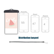 10 PCS Outdoor Diving Swimming Creative Cartoon Touch Screen Transparent PVC Mobile Phone Water-resistant Bag Color Random Delivery