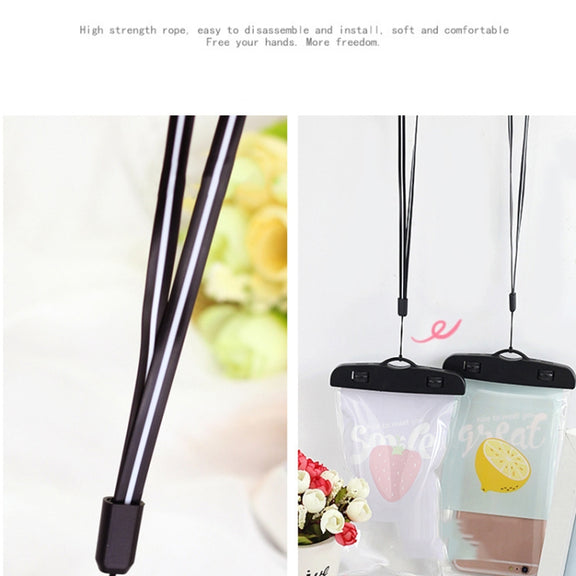 10 PCS Outdoor Diving Swimming Creative Cartoon Touch Screen Transparent PVC Mobile Phone Water-resistant Bag Color Random Delivery