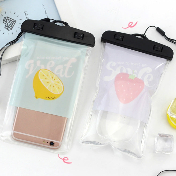 10 PCS Outdoor Diving Swimming Creative Cartoon Touch Screen Transparent PVC Mobile Phone Water-resistant Bag Color Random Delivery