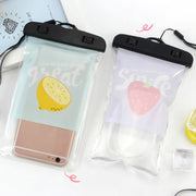 10 PCS Outdoor Diving Swimming Creative Cartoon Touch Screen Transparent PVC Mobile Phone Water-resistant Bag Color Random Delivery