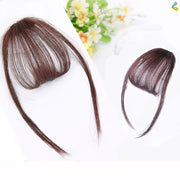Fake Bangs Clip Hairpiece Synthetic Bangs Hair(Jet-black)
