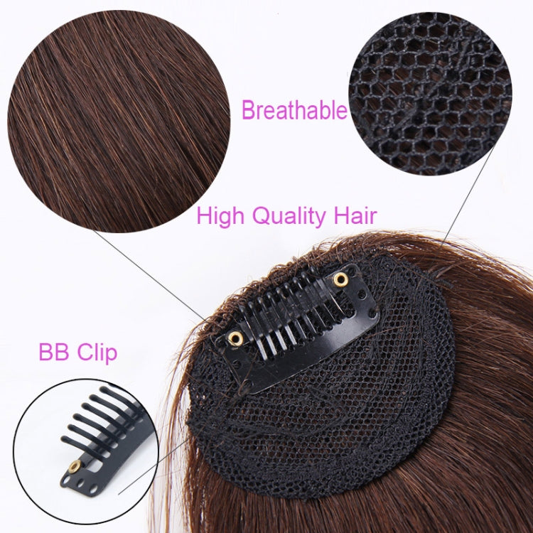 Fake Bangs Clip Hairpiece Synthetic Bangs Hair(Jet-black)