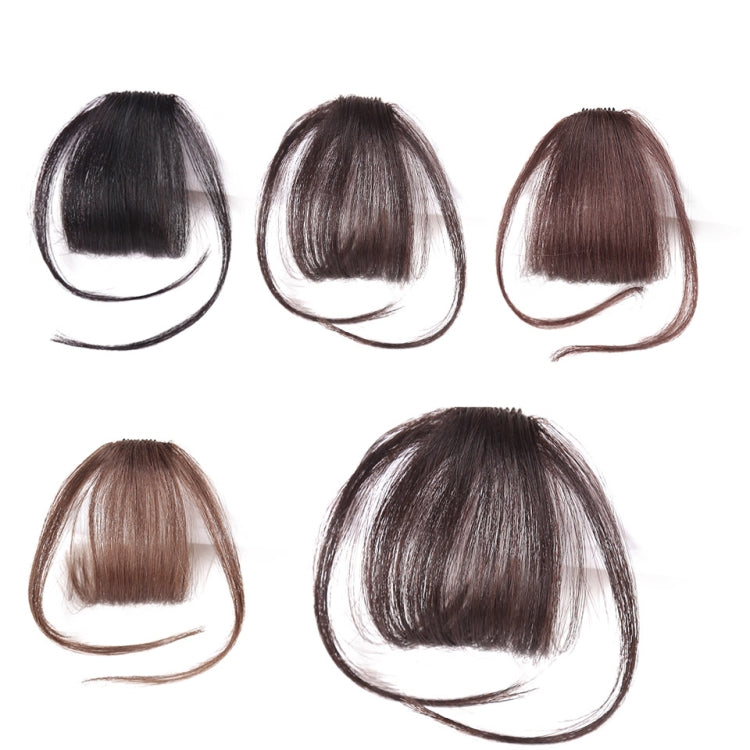 Fake Bangs Clip Hairpiece Synthetic Bangs Hair(Brown) - free shipping - PMC Jewellery - Order now!